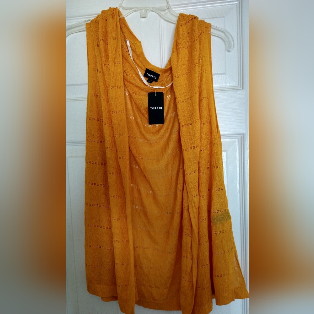 Torrid Gold Cardigan